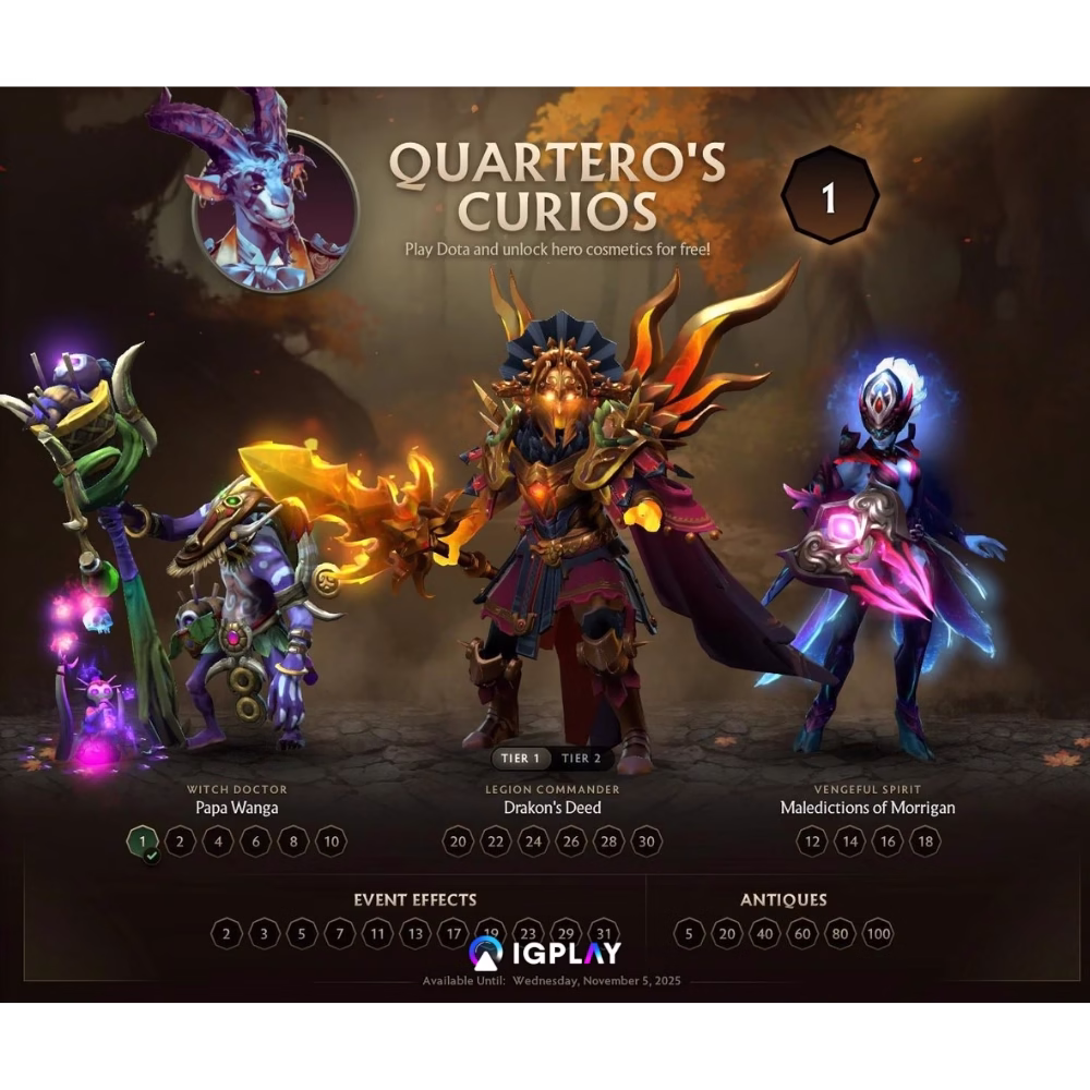 Skin Baru Event Quartero’s Curios