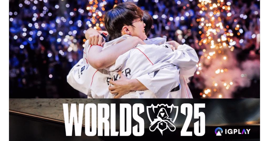 T1 champions Worlds 2025 igplay