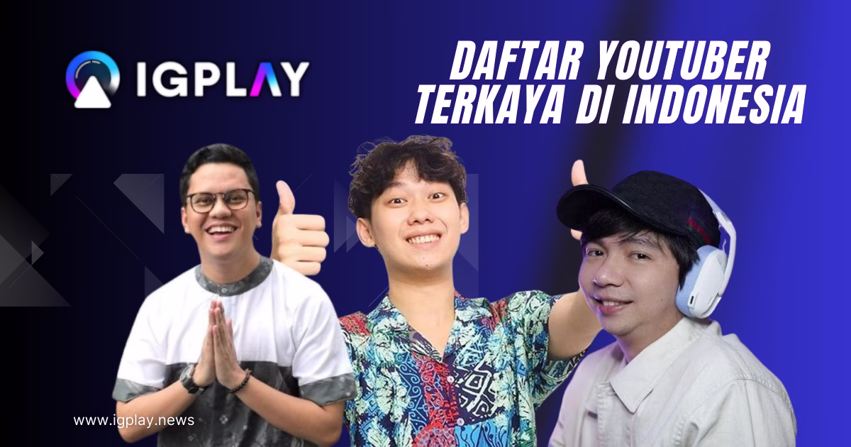 Daftar YouTuber terkaya Indonesia