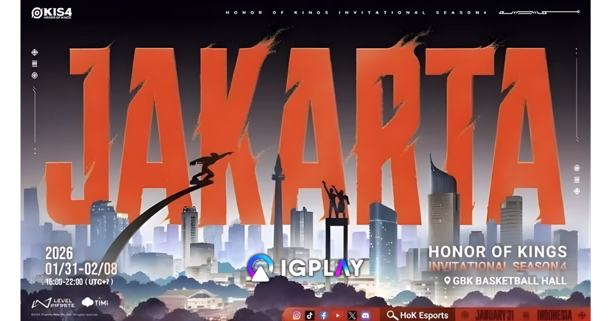 HOK Invitational Season 4 2026: Jakarta Jadi Panggung Besar
