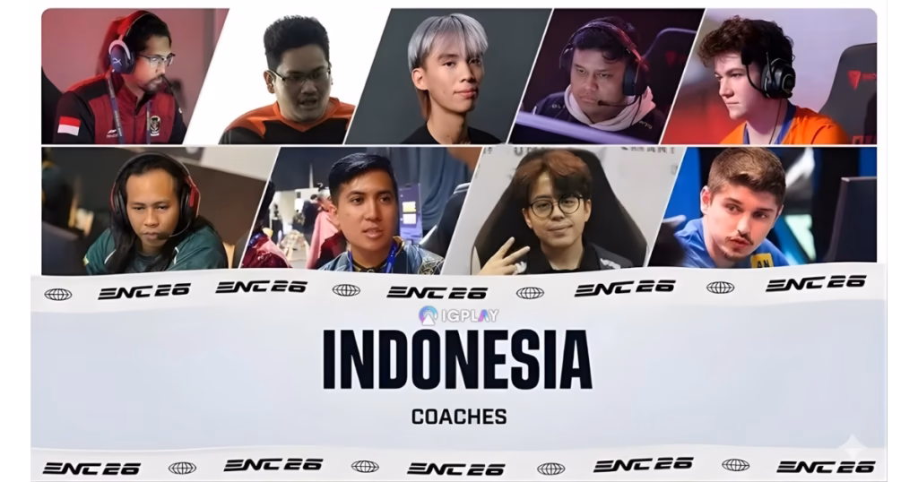 Pelatih Indonesia di ENC 2026