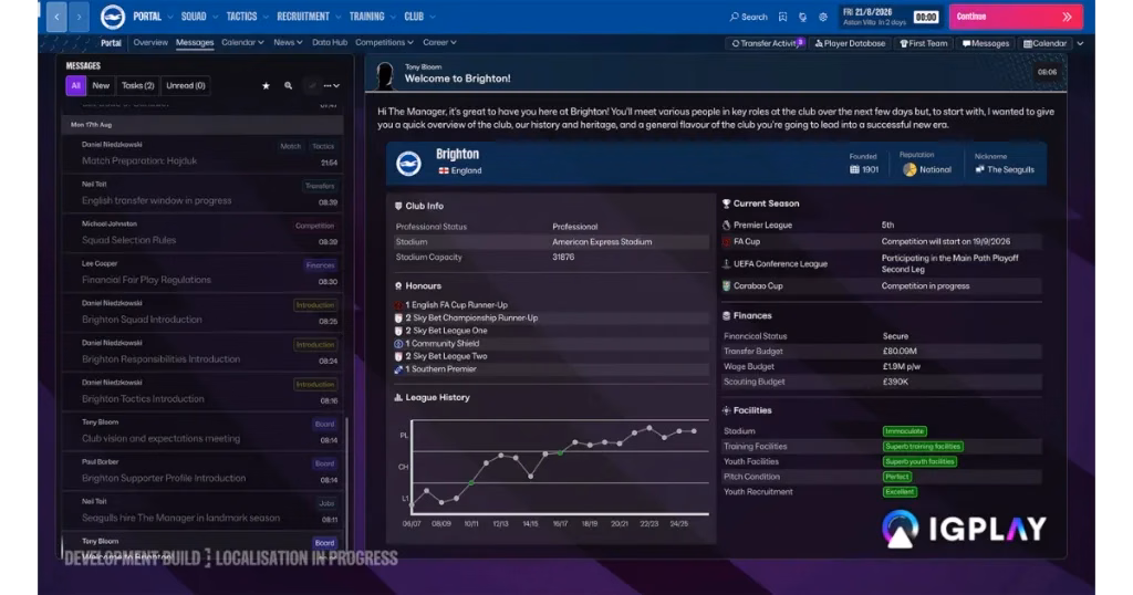 UI Football Manager 27